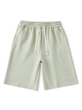 Men's Shorts Summer Clothes Fashion Letter Printed Casual Sweatpants Solid Color Loose Cotton Short Pants Male Straight Shorts