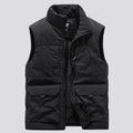 Men's Multi-Pocket Clothing Winter Vest Jackets Sleeveless Coat Fashion Large Size 6XL Male Warm Waistcoat Fleece Vest Men