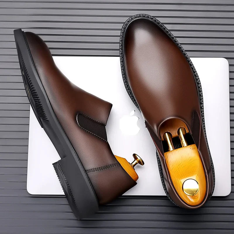 Italian Formal Shoes Mens Dress Shoes Business Leather Wedding Dress Man Oxford Shoes For Men Office Scarpe Uomo Eleganti