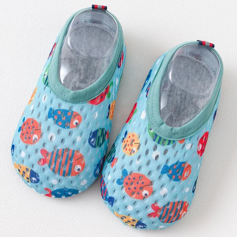 Children Beach Shoes Baby Soft Floor Indoor Slipper Snorkeling Swim Socks Boys and Girls Anti-slip Home Barefoot Kids Slippers
