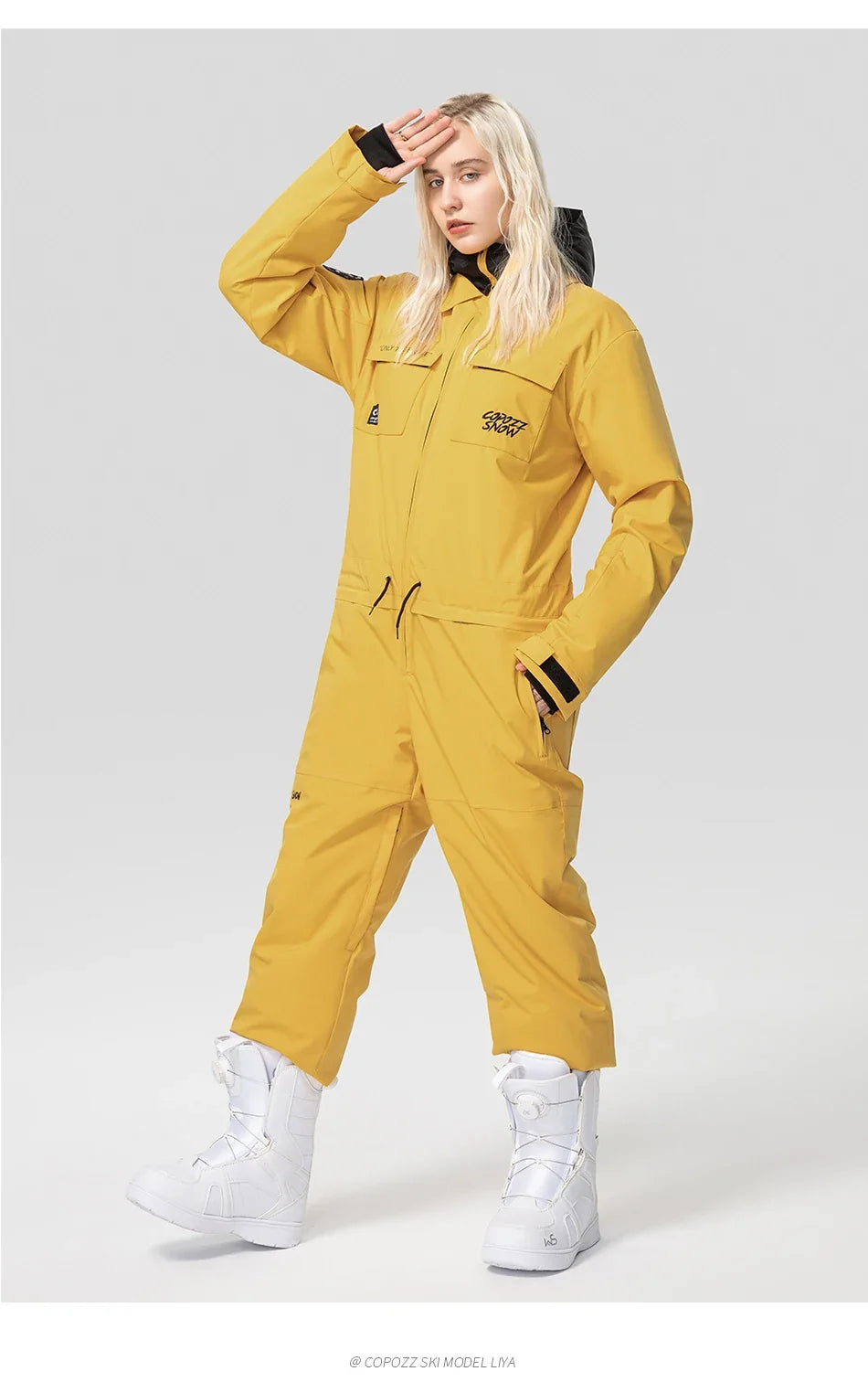 Winter Ski Suit Men Women Waterproof Warm Ski Overalls Outdoor Sports Snowboard One Piece Ski Jumpsuit Skiing Clothing