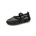 2025 New Children's Flats Summer Breathable Princess Shoes for Girls Simple Fashion Kids Causal Shoes Soft Soled Trend Versatile