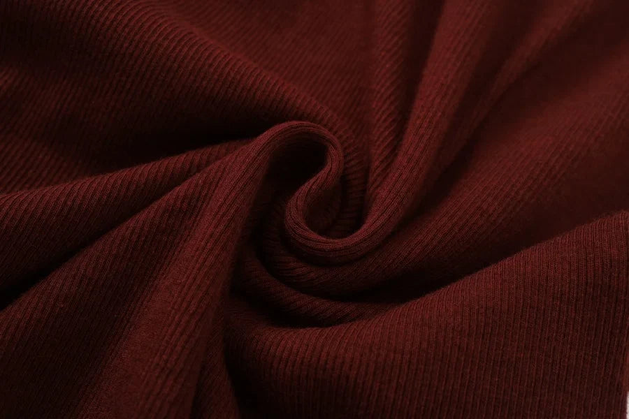 AS AW25 woman dress turn-down collar ribbing high elastic shirring maxi dress