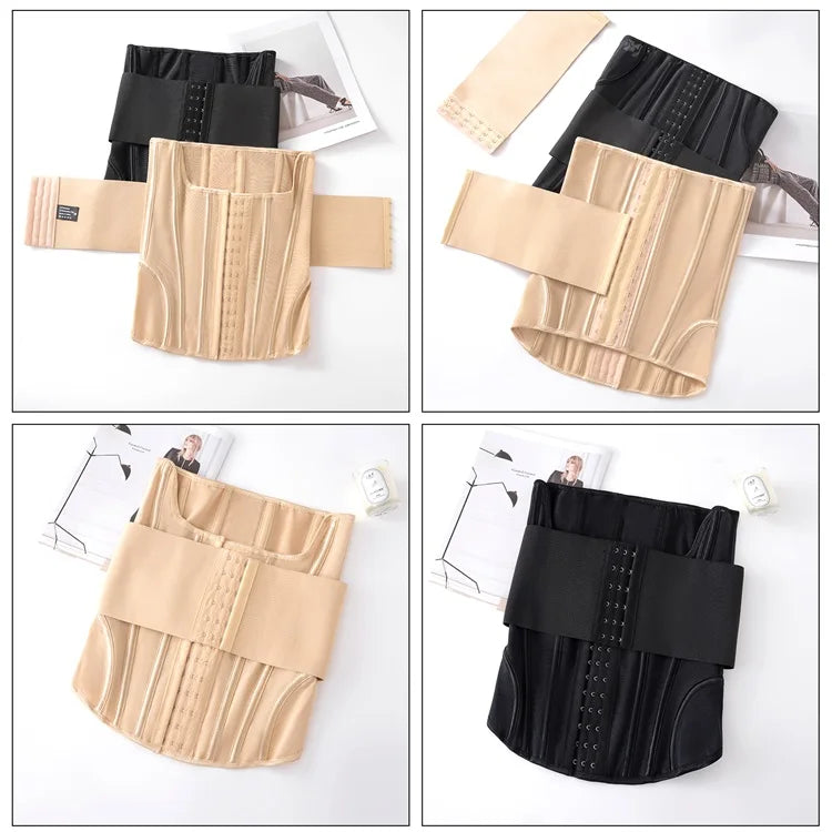 MiiOW Waist Trainer Corset Women Binders Shaper Tummy Wrap Body Shapewear Slimming Belt Flat Belly Workout Women Shaper Slimming