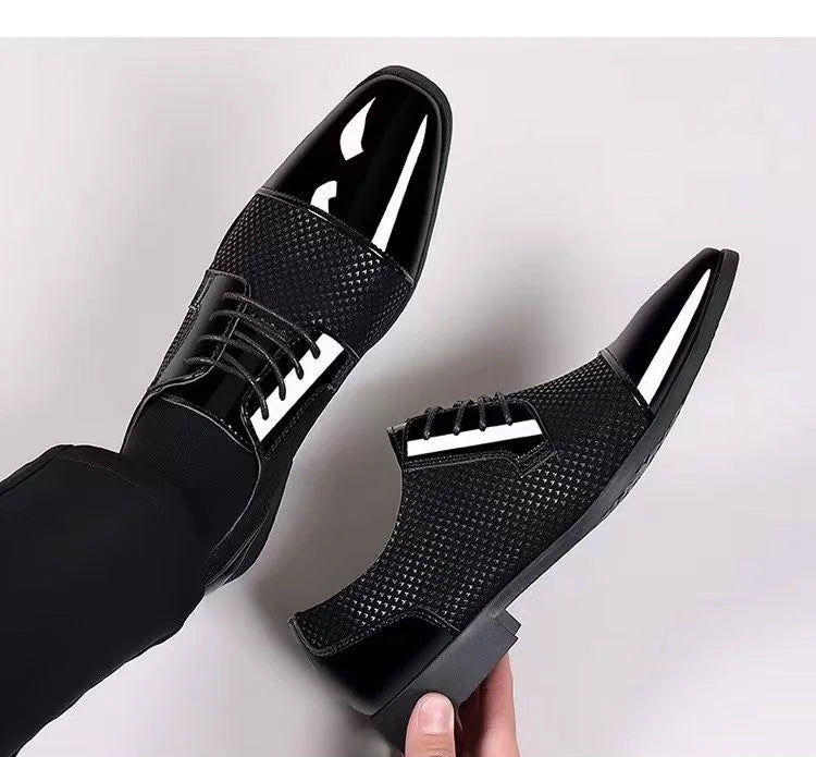 Dress Shoes Man Casual Business Pointed Toe Social Shoe for Men Breathable In Summer Leather Luxury Designer Clothing Low Price