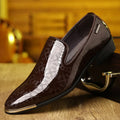 Big Size Patent Leather Shoes Men Solid Color Fashion Spring Autumn Casual Shoes Male British-style Business Wedding Shoe Man