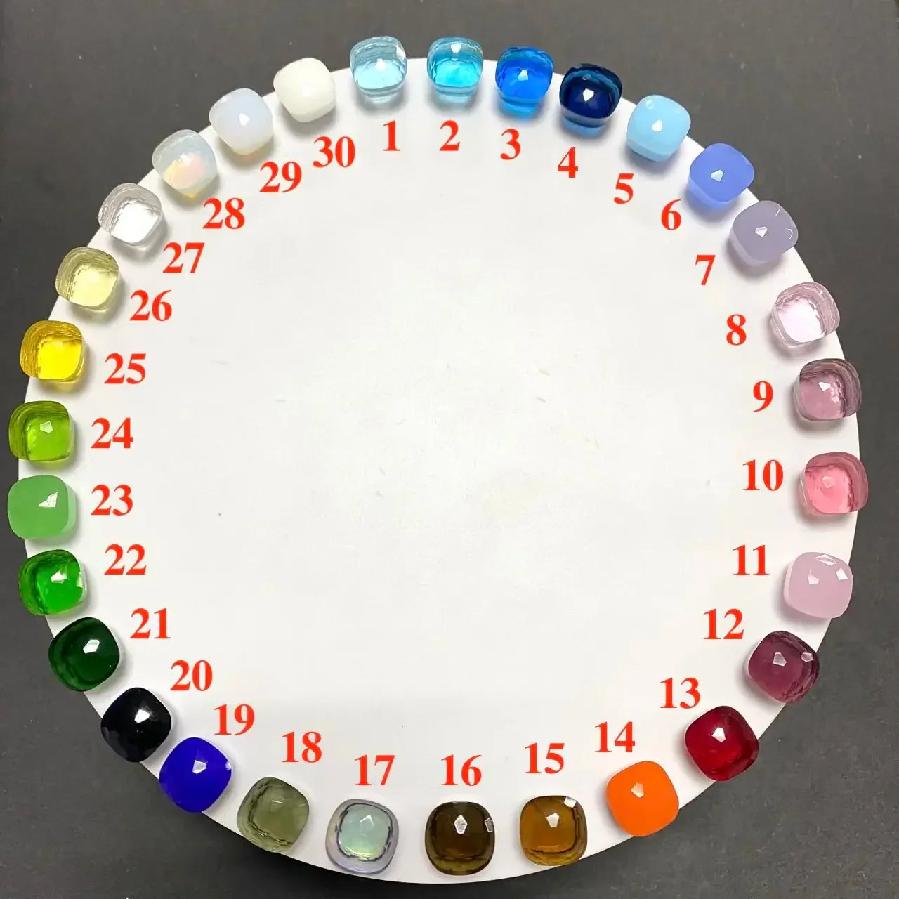 Hot Sale Elegant Candy Color Rose Gold Plated Ring Women Sparkling Zircon Crystal Fashion Jewelry Gift 28 Shades Birthday Gift