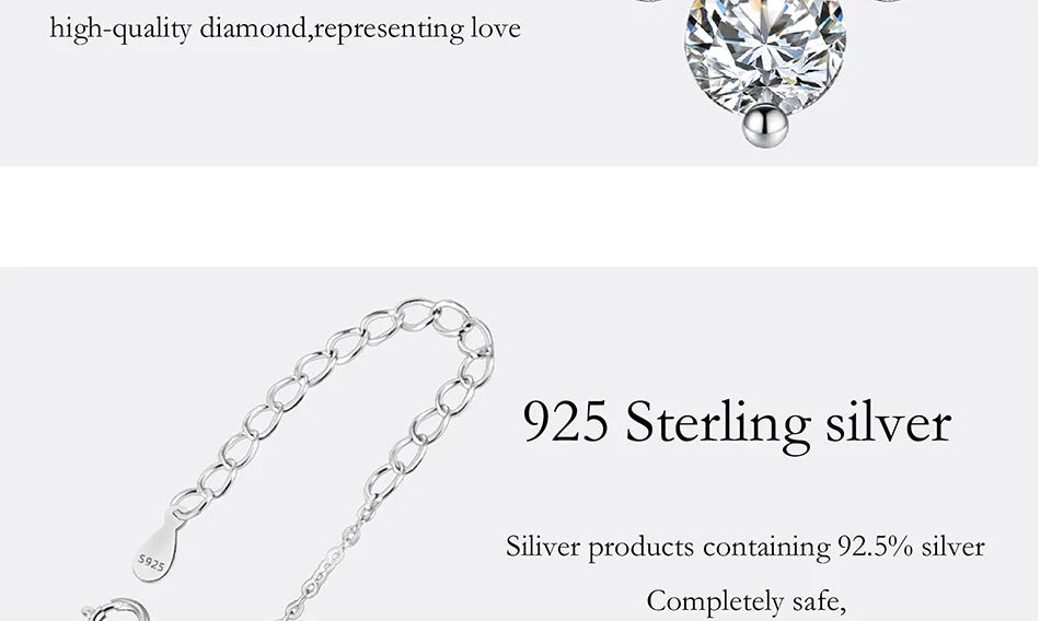 All Moissanite Necklace for Women S925 Pure Silver Classic Clover Laboratory Diamond Pendant Fashion Jewelry