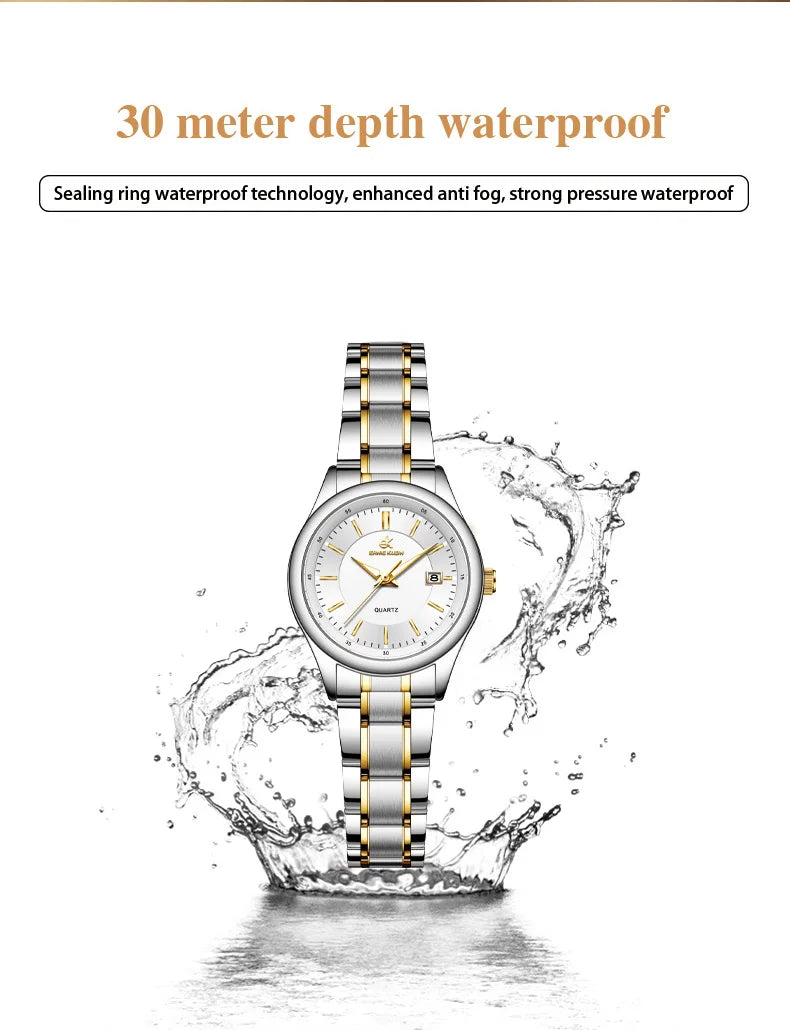 Women‘s Watches Simple Luxury Fashion Elegant Female Wristwatch Waterproof Luminous Date Exquisite Gift for Girl