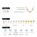 Luxury Butterfly Moissanite Necklace S925 Silver 18K Gold Plated DVVS1 Diamond Wedding Bride Pendant Gift For Women New