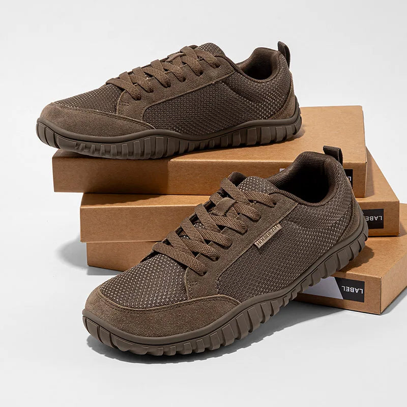 Mens Womens Walking Shoes Wide Toe Comfortable Casual Running Sneakers Lace Up Mesh Lightweight Shoes