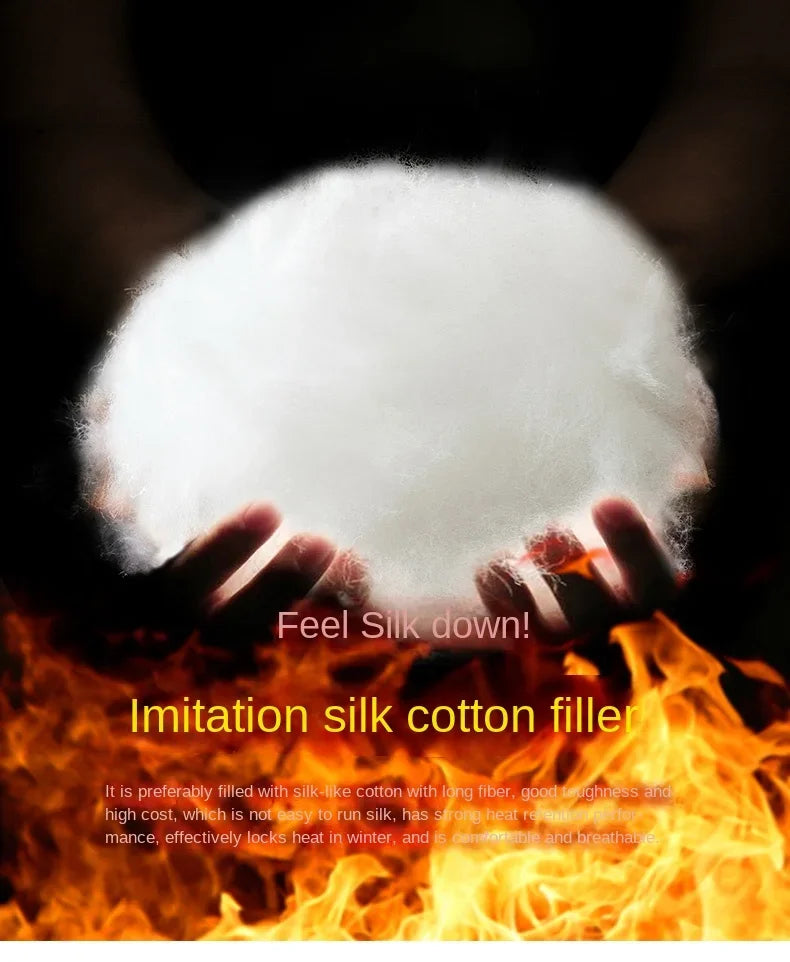 Down Cotton Vest Men Autumn Winter Middle School Students Loose Fashion Vests Man Thickened Waistcoat Cotton-padded Jacket Male