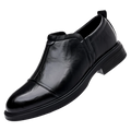 Men's Fashion Trends Leather Loafers Shoes Men's Formal Party Business Negotiation Social Office Shoes Comfort Round Toe Shoes