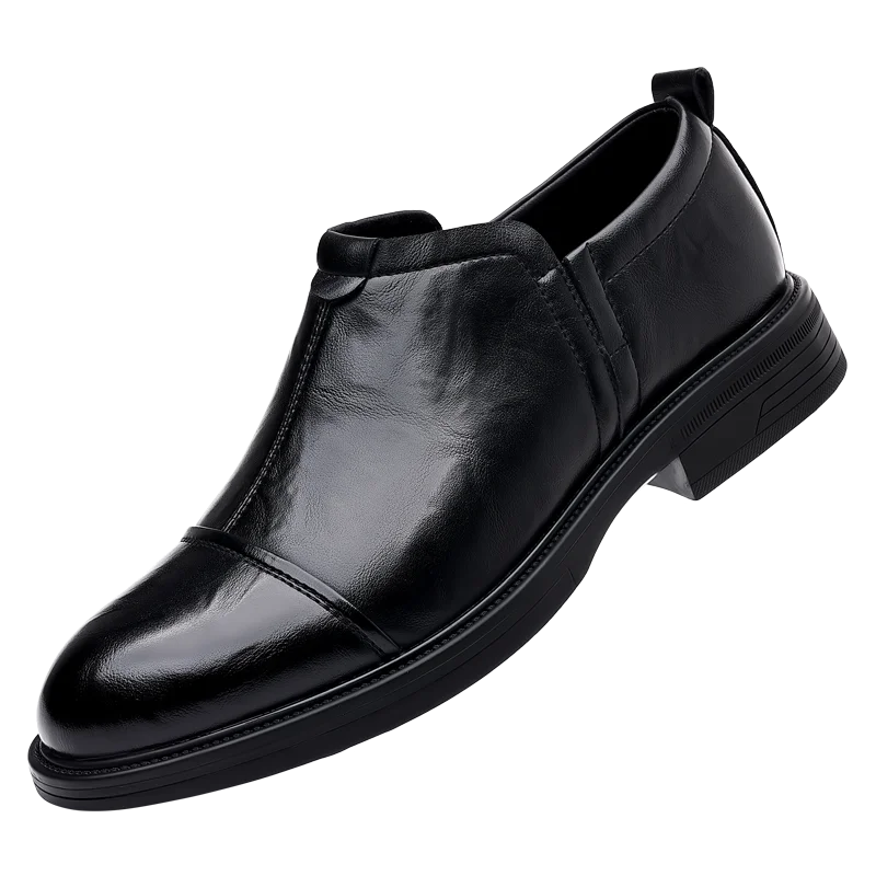 Men's Fashion Trends Leather Loafers Shoes Men's Formal Party Business Negotiation Social Office Shoes Comfort Round Toe Shoes