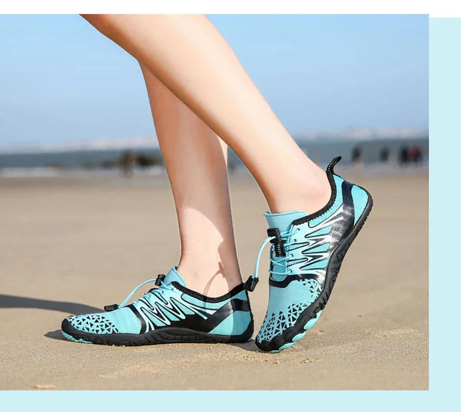 Men Women Barefoot Outdoor Aqua Shoes Couple Quick-drying Wading Beach Swimming Fitness Cycling Sports Water Sneakers
