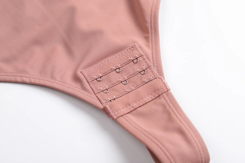 New Triangle Body Shaper Flat Belly Reductive Shapewear Bodysuits with Bra Tummy Control Slimming Sheath Liposuction Surgery