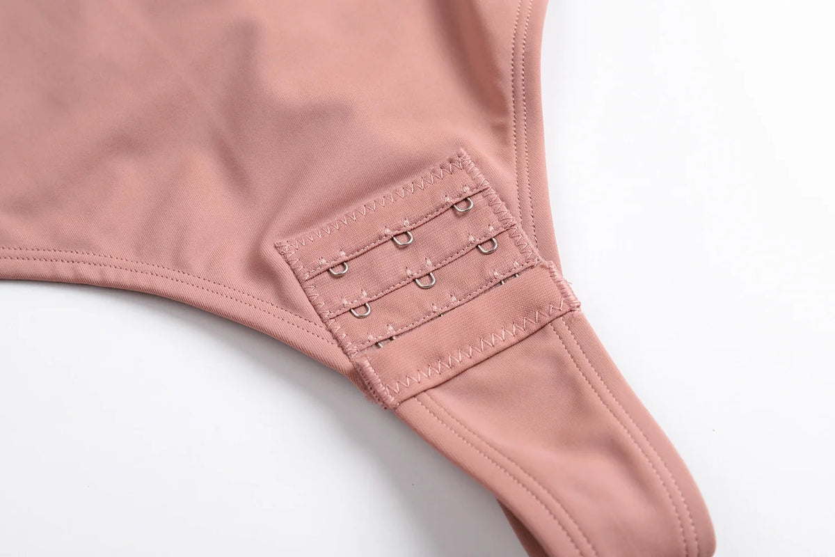 New Triangle Body Shaper Flat Belly Reductive Shapewear Bodysuits with Bra Tummy Control Slimming Sheath Liposuction Surgery