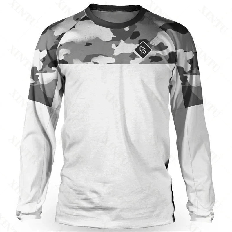 Loose Rider Men's Jersey DH Motocross Downhill Suit MTB Mountain Bike Breathable T-Shirt LGRA Long Sleeve Sweatshirt