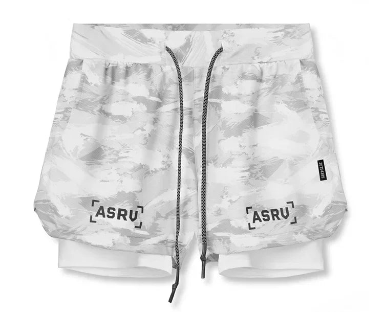 Men's Summer Quick Dry Running 2 in 1 Shorts Sports Jogger Short Pants Male Gym Fitness Workout Sweatpants Plus Size M-5XL