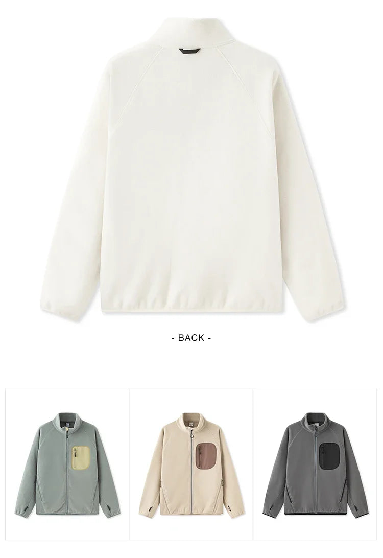 Jacket Men 2025 Autumn New Couple Fleece Anti-Static Casual Top