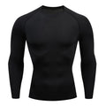 Men's Long Sleeves T-shirt Fitness Sportswear Spring Autumn Athletic Quick Dry T-shirt Gym Running Sports Outdoor Tops for Men