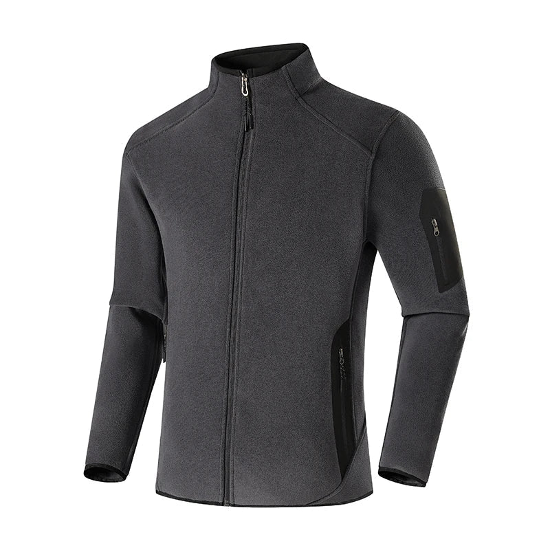 Winter Fleece Jacket Men Women Outdoor Windproof Warm Fleeced Clothing Unisex Hiking Camping Climbing Skiing Sport Coat