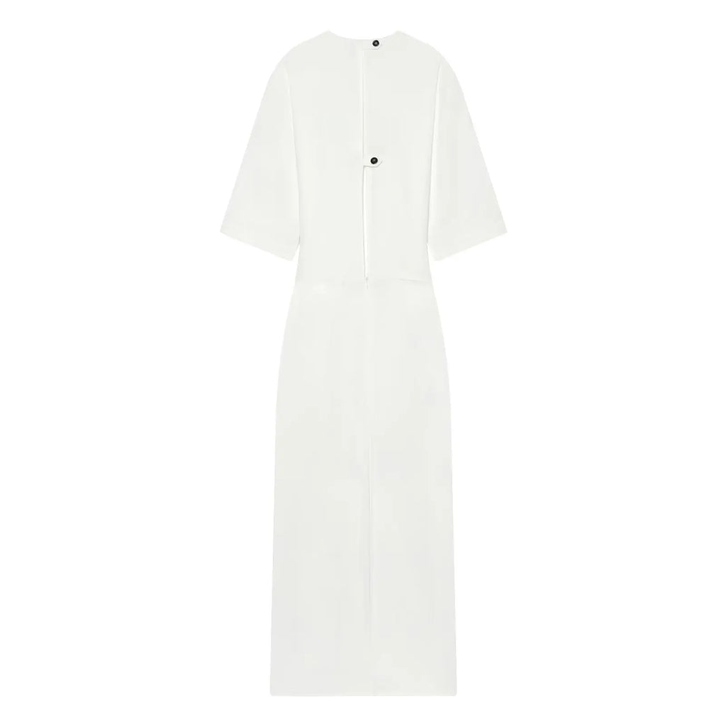 Women's Dress New Pleated Slit Midi Dress Spring Sexy Elegant Women's Long Dress
