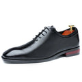 High Quality Retro Men Formal Leather Dress Shoes Pointed Toe Business Oxford Shoes Plus Size 38-48 Men Wedding Shoes
