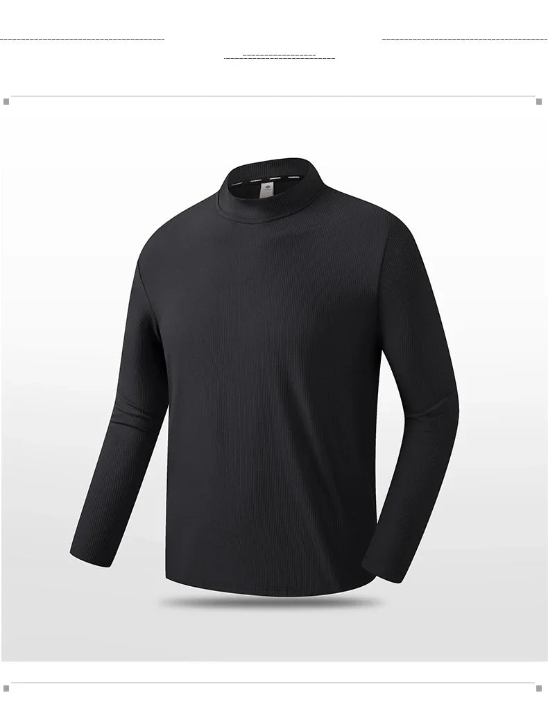 High Quality Outdoor Running Leisure Hiking Training Fitness Room Autumn Long Sleeve Sports Base Shirt Quick Drying T-Shirt