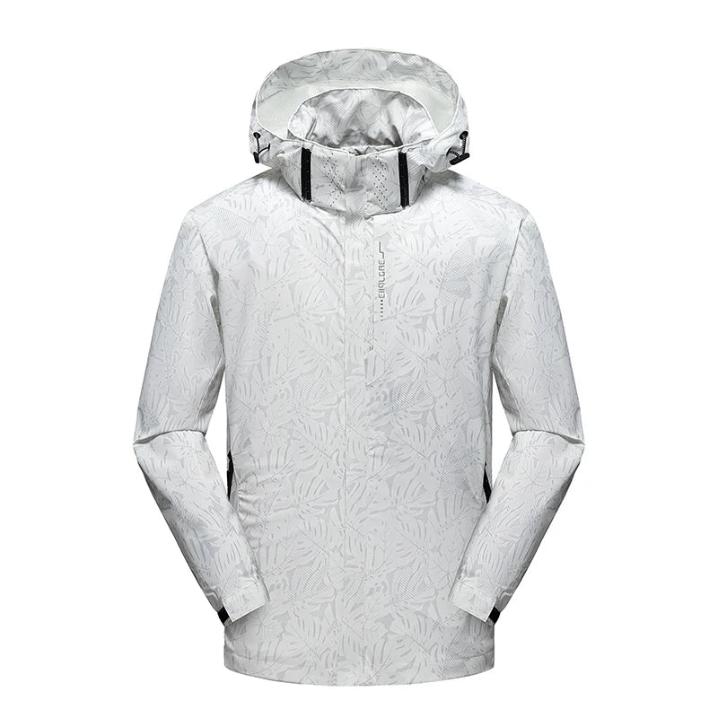 Man 2026 New Spring Autumn Leisure And Comfortable Outdoor Zipper Windbreaker Fashion Printed Windproof Jacket