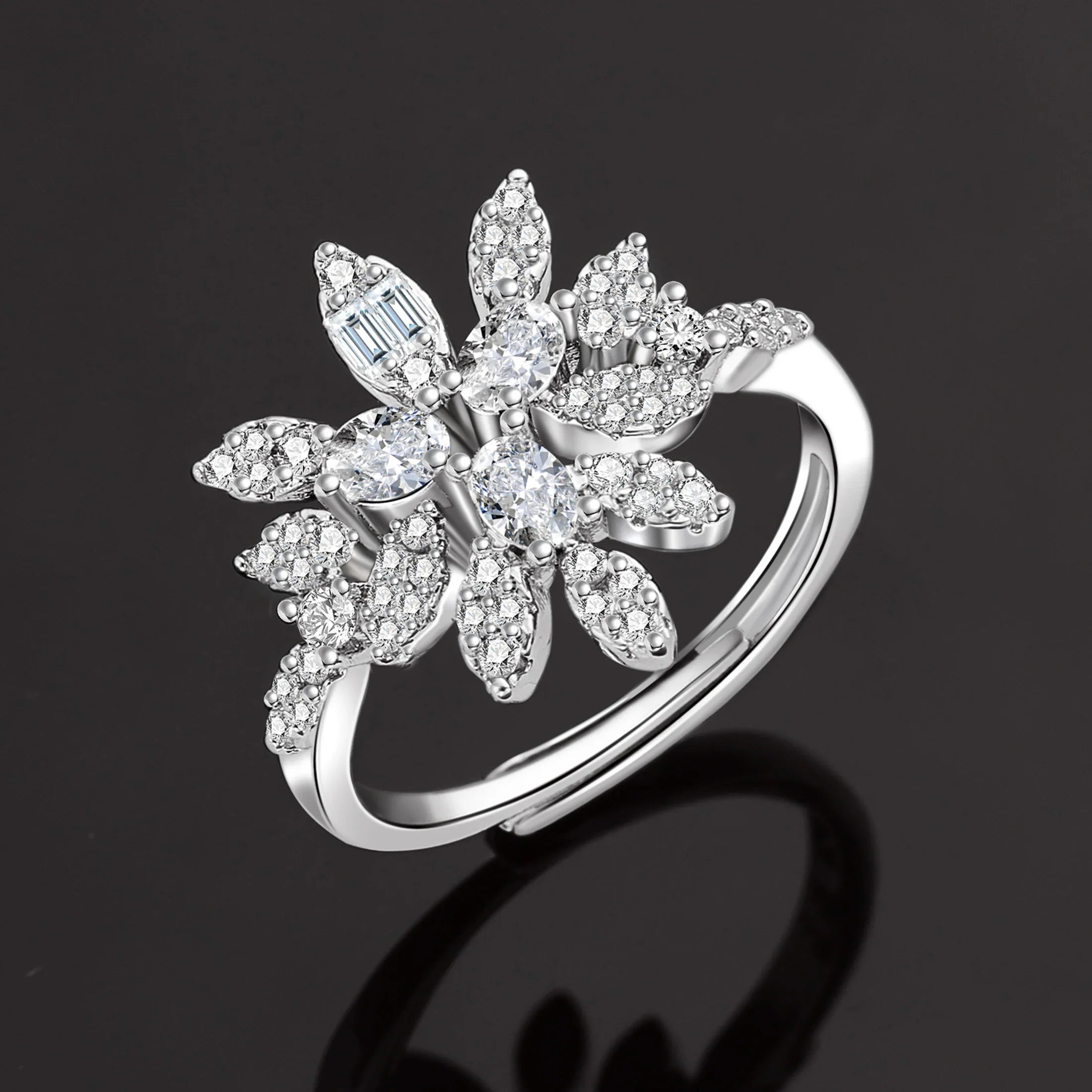 2024 Hot Sale 4 Pieces Super Luxury Cubic Zirconia Bridal Jewelry Set Nigeria Dubai Jewelry Set Bridal Accessories