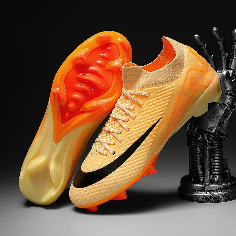 New Men's Soccer Shoes Cleats Sneakers Non-Slip Wholesale Football Boots Training FG Top Quality Drop Shipping Unisex Adult