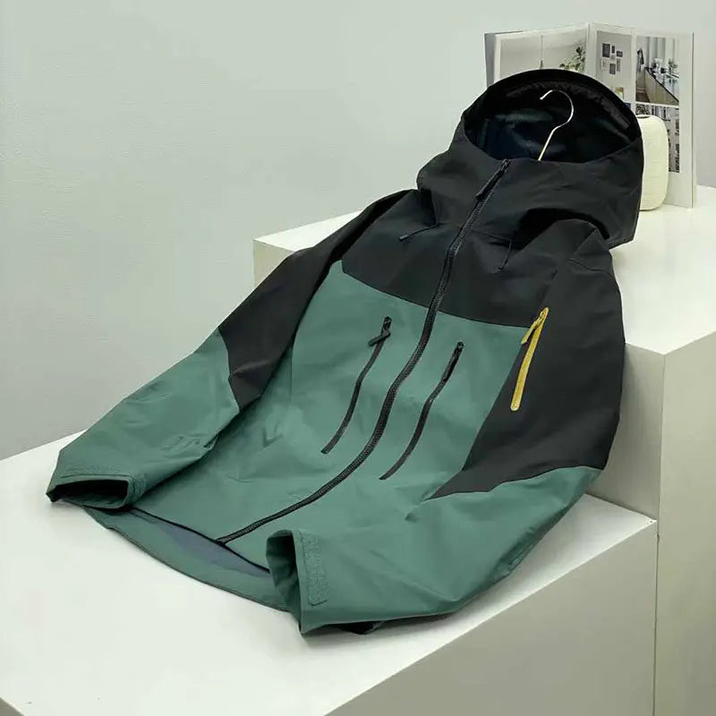 Outdoor Men's and Women's, Sports, Fishing, Mountaineering, Travel, Fashion, Camping, Leisure, Multicolor Hardshell Jacket