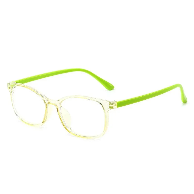 CRIXLAIS Fashion Square Computer Glasses For Children Vintage Prescription Eyeglasses Frames Kids Anti Blue Light Eyewear UV400