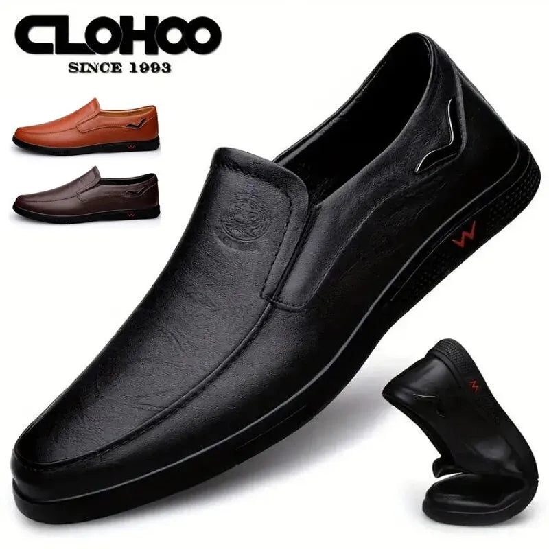 Men's Fashion Leather Loafers Shoes Handmade Business Outdoor Brand Special Shoes For Male Work Office Casual Sneaker