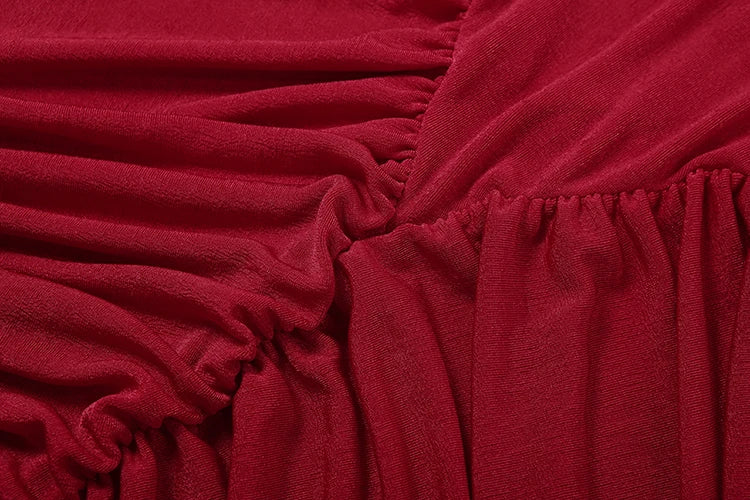 Autumn New Style Maxi Dress Women Turtleneck Full Sleeve Backless Skinny Stretch  Prom Party Ruched Elegant Vestidos
