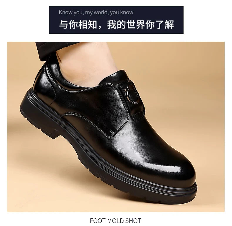 Business Men Shoes Patent Leather Man Brogues Shoes Fo Man Dress Shoe Loafers Pointed Toe Male Moccasins Plus Size Shoes for Men