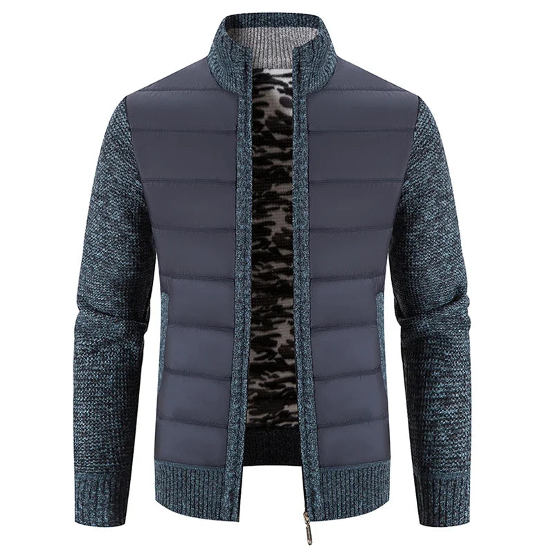 Men's Autumn Winter Sweater Baseball Coat Knit Jacket Korean Jumpers Male Windbreaker Fashion Pullovers Business Casual Knitwear