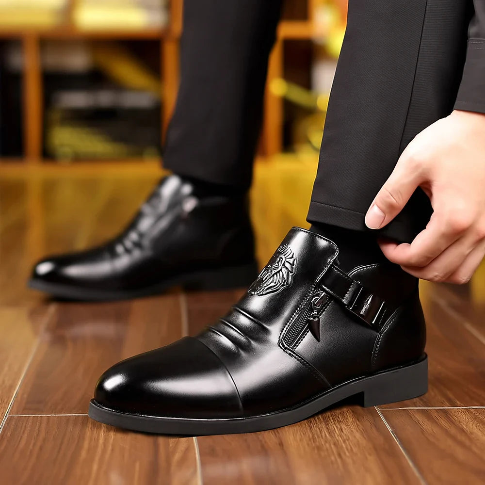 Men’s Lightweight Casual Chukka Ankle Boots – Breathable Lace-Up Walking Footwear