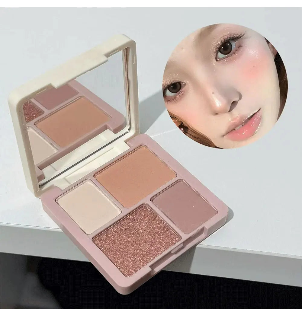 Makeup Set Include 4Lip Glaze,1Lip Oil,1Lip Cream,1Eyeliner,1Mascara,1Eyebrow Pen,1Blush,1Highlighter,1Eyeshadow,1Pressed Powder