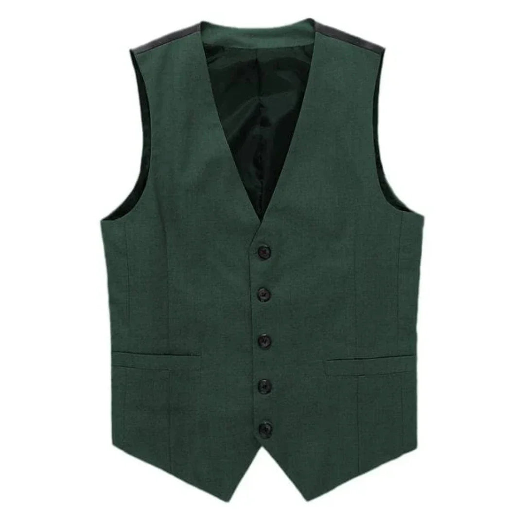 Men Vest Gray V Neck Single Button Solid Waistcoat For Wedding Birthday Banquet Party Business Work Daily Men Suit Vest ﻿