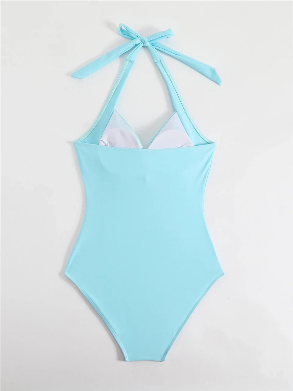 Plain Ruched Fashion Swimsuit Women 2026 One Piece Lace Up Swimwear Female Bathers Bathing Swimming Bodysuit Summer Beachwear