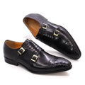 Men's Leather Dress Shoes – Formal Oxford Style, Sizes 40–47, Black & Brown