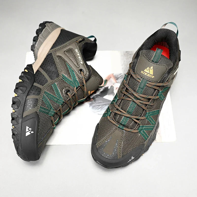 Breathable Cushioning Nonslip Sneakers Men's Hiking Shoes Running Trekking Sneakers Outdoor Mountain Sports Shoes for Men