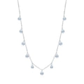 925 Sterling Silver Stackable Clavicle Chokers Necklace Sparkling Zircon Neck Chain for Women Fine Jewelry