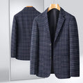 2025 New Business Dinner Gentleman Slim Gentleman Group Dress Fashion Men British Style Dress Best Man Plaid Plaid Plaid Blazer