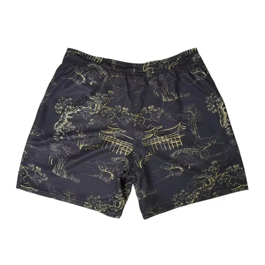 Summer Mens Sports Gym Fitness Running Basketball Short Pants Quick Dry Mesh Trend Jogger Beach Casual Motorcycle Shorts