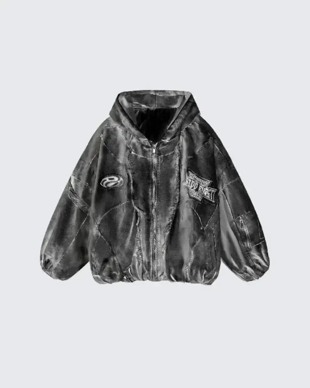 Autumn Winter New Men's Tide Original Design Techwear High Street Fashion Trend Vintage Jacket Chic Casual Coats Ins HK6132