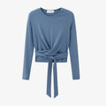 2025 summer ribbing closed-fit wrap tops + Aline dress high Stretch matching sets