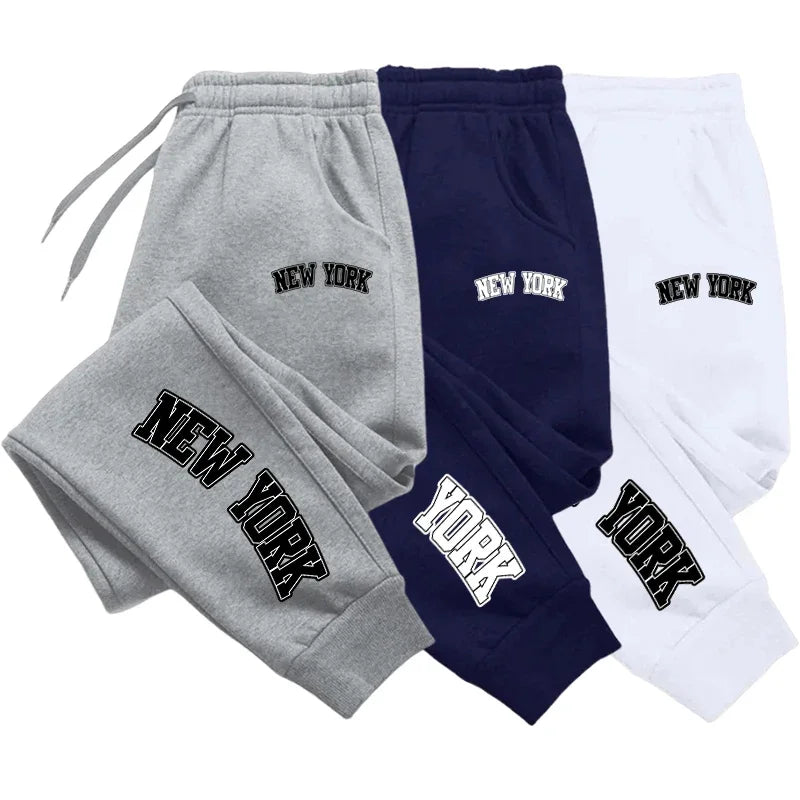 Comfort Man Pants Elastic Band Trousers for Men